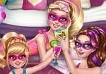 Süper Barbie pijama partisi