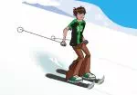 Ben 10 trượt tuyết