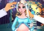 Těhotná Elsa péče o oči