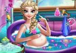Spa per Elsa che è incinta