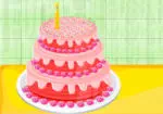 Chef de la tarta de cumpleaños