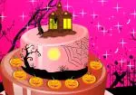 Den speciella kaka dekoration för Halloween