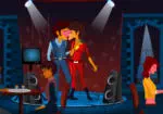 Ciuman di karaoke