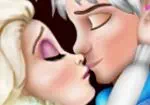 Elsa og Jack film kysser