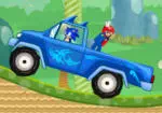 Sonic sparar Mario