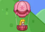 La Princesa Peach en globo