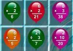 Baloane matematica Înmulțire Împărțire