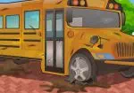 Membersihkan bas sekolah saya