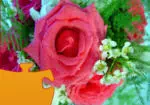 Bouquet kukat morsiusneito on morsian