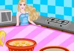 Barbie đầu bếp tranh giành bánh pizza trứng