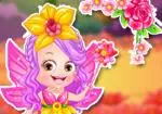 Bayi Hazel berpakaian seperti Puteri Bunga