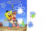 Spongebob škůdce na západ Puzzle