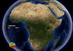 Kartet av Afrika