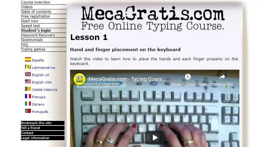 Free Typing Course