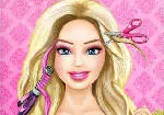 Barbie gaya rambut yang nyata