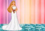 Barbie princezna svatební šaty