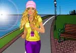 Barbie fare jogging