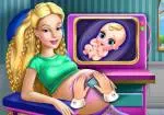 Barbie Raiponce examen de la grossesse