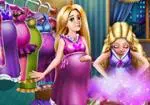 Barbie a Rapunzel skříňka těhotná