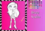 Bratz Sasha kleurplaten spelletjes 3