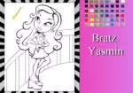 Bratz Yasmin boyama 2