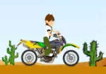 בן 10 נסיעה באופנוע