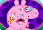 Peppa Pig lesionada