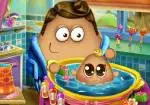 給寶寶洗澡Pou