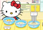 Hello Kitty maak koeken