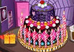 Monster High 생일 케이크의 장식