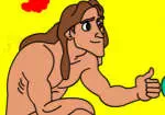 Tarzan Színező Játék