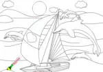 Berlayar dengan Lumba-Lumba Yacht Laman