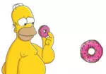 Simpsons dusin Donuts Pong