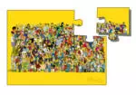 Alle tegn i Simpsons Puzzle