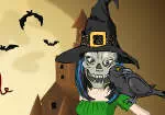 Aantrek spel vir Halloween