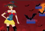 近代的な女の子のためのハロウィーンの衣装