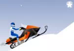 Moto de nieve acrobática