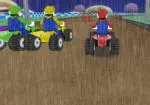 Mario cursă în ploaie