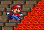 Mario springt het vuur