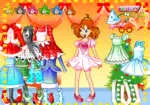 Winx vestidos de Natal