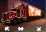 Puzzle der Lkw von Coca-Cola