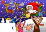 Santa Claus Puzzle Rompecabezas de Navidad