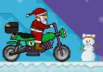 Santa Cross Father बड़ा दिन Motocross