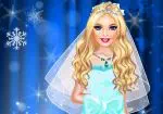 ملكة الثلج فستان زفاف للمغنية