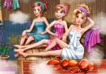 Princesses Disney sauna dans la vraie vie