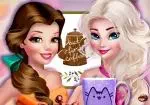 Moda de princesas sobre café