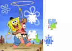 Bob Esponja Puzzle de la Peste del Oeste