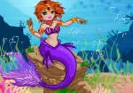 Deniz altında deniz kızı