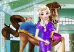 Elsa a lovaglás verseny